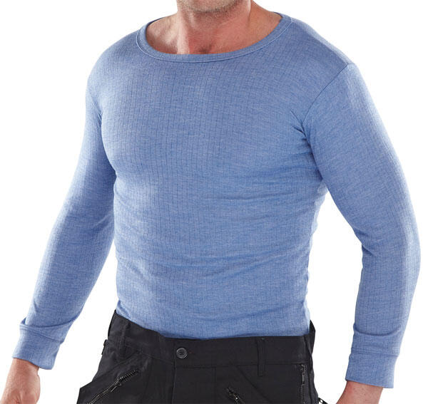 Beeswift Thermal Vest Long Sleeve Blue