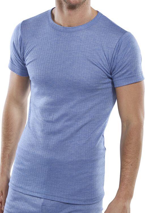 Beeswift Themal Vest Short Sleeve Blue