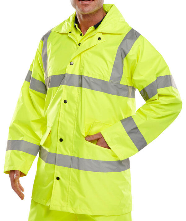 Beeswift Hi-Vis Lightweight Jacket Saturn Yellow