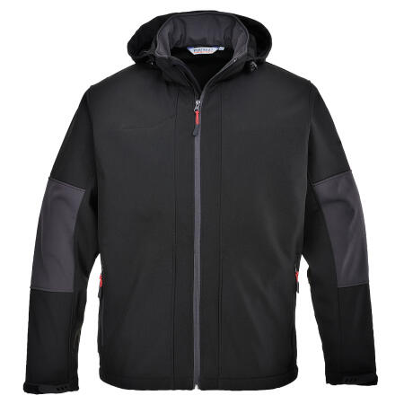 Portwest TK53 Hooded Softshell (3L) Black