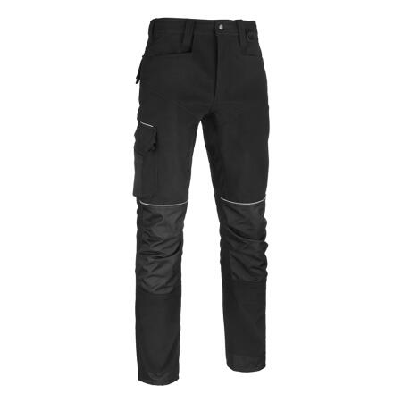 Beeswift Tornio Fleece Lined Soft Shell Stretch Work Trousers Black