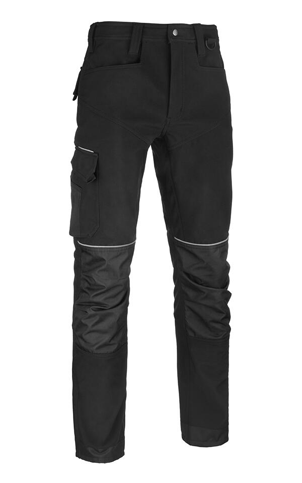 Beeswift Tornio Fleece Lined Soft Shell Stretch Work Trousers Black