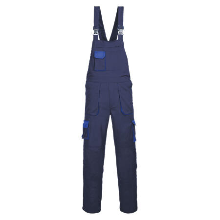 TX12 Portwest Texo Contrast Bib and Brace Navy