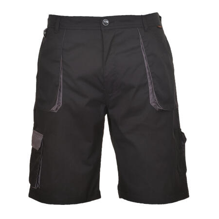 TX14 Portwest Texo Contrast Shorts Black