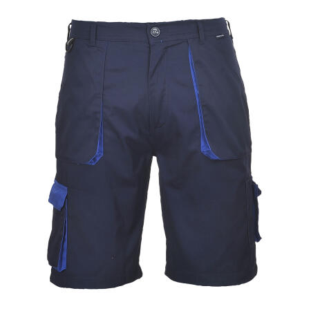 TX14 Portwest Texo Contrast Shorts Navy