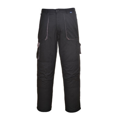 Portwest TX16 Portwest Texo Contrast Insulated Trousers Black