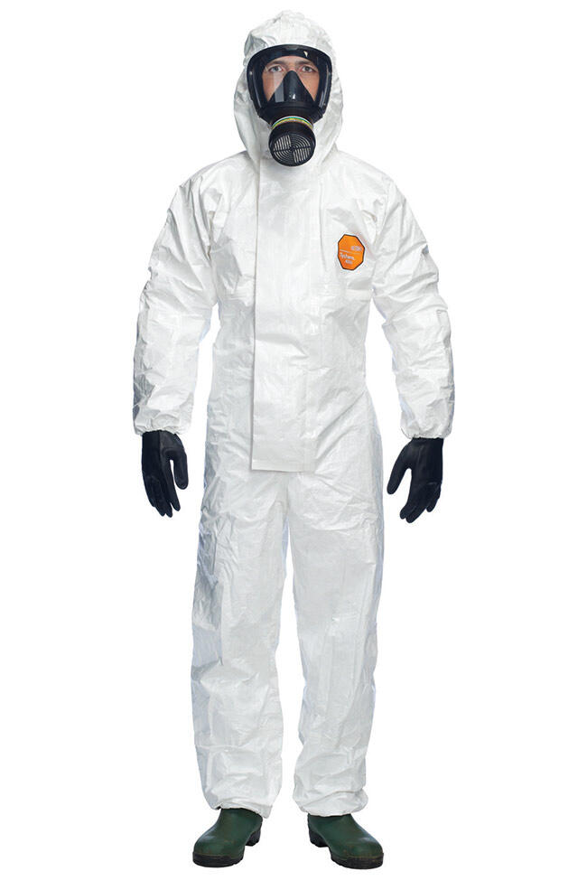 Tychem® 4000S Chz5 Hooded Disposable Coverall White