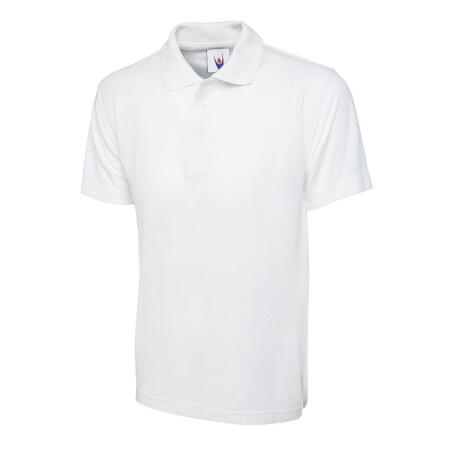Uneek Clothing UC101 White Classic Poloshirt