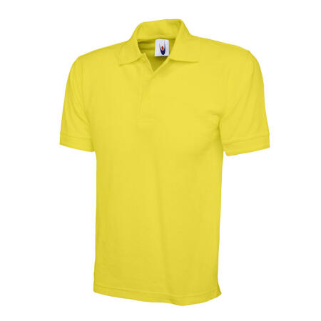 Uneek Clothing UC102 Yellow Heavyweight Poloshirt