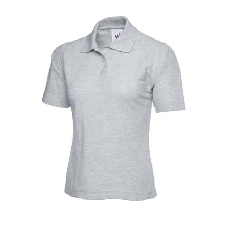 Uneek Clothing UC106 Heather Grey Ladies Classic Poloshirt