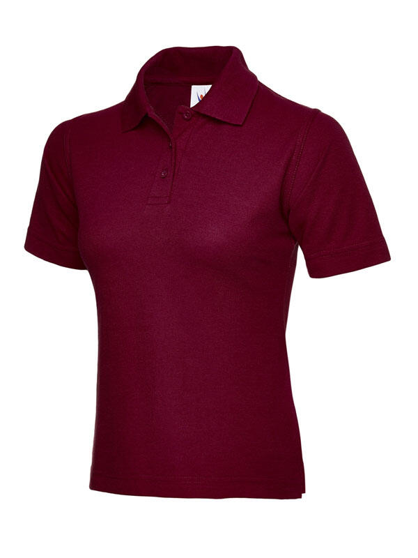 Uneek Clothing UC106 Maroon Ladies Classic Poloshirt