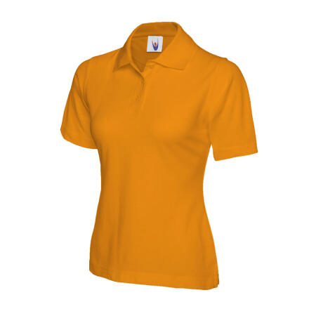 Uneek Clothing UC106 Orange Ladies Classic Poloshirt