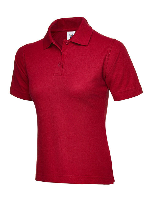 Uneek Clothing UC106 Red Ladies Classic Poloshirt