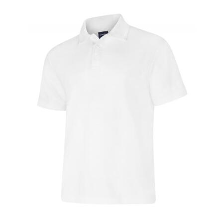 Uneek Clothing UC108 White Deluxe Poloshirt