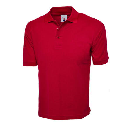 Uneek Clothing UC112 Red Classic Cotton Poloshirt