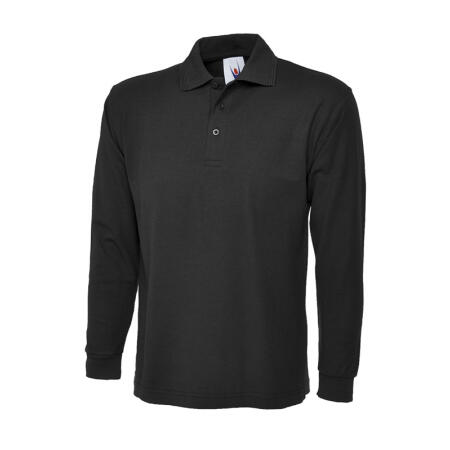 Uneek Clothing UC113 Black Longsleeve Classic Poloshirt