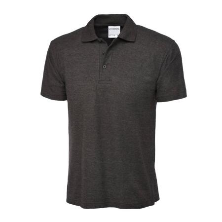 Uneek Clothing UC114 Charcoal Mens Active Cotton Poloshirt