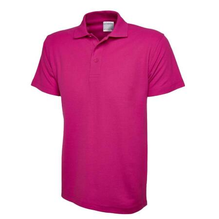 Uneek Clothing UC114 Hot Pink Mens Active Cotton Poloshirt