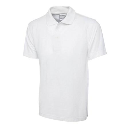 Uneek Clothing UC114 White Mens Active Cotton Poloshirt