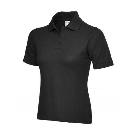 Uneek Clothing UC115 Black Ladies Active Cotton Poloshirt