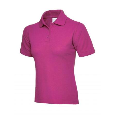 Uneek Clothing UC115 Hot Pink Ladies Active Cotton Poloshirt
