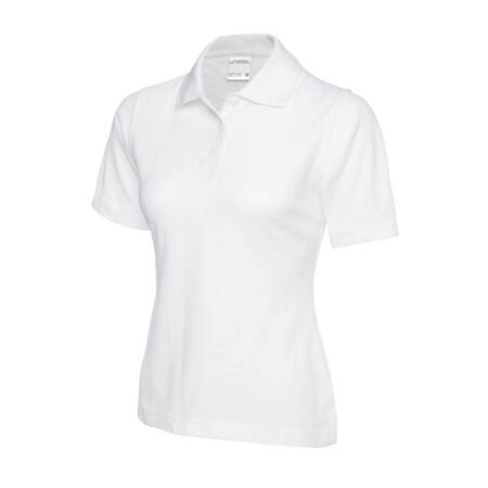 Uneek Clothing UC115 White Ladies Active Cotton Poloshirt