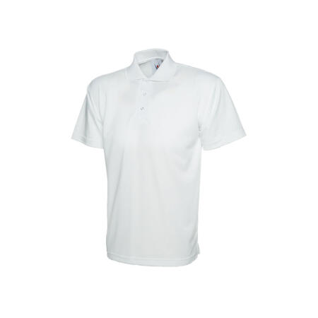 Uneek Clothing UC121 White Processable Poloshirt