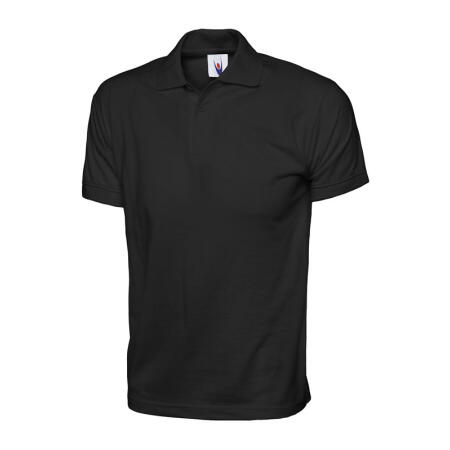 Uneek Clothing UC122 Black Jersey Poloshirt