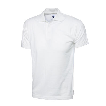Uneek Clothing UC122 White Jersey Poloshirt