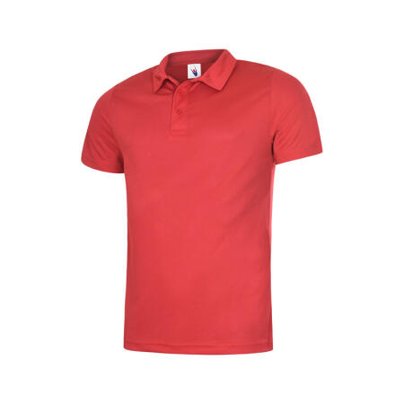 Uneek Clothing UC125 Red Mens Ultra Cool Poloshirt