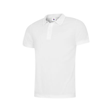 Uneek Clothing UC125 White Mens Ultra Cool Poloshirt