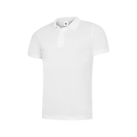 Uneek Clothing UC127 White Mens Ultra Cool Workwear Poloshirt