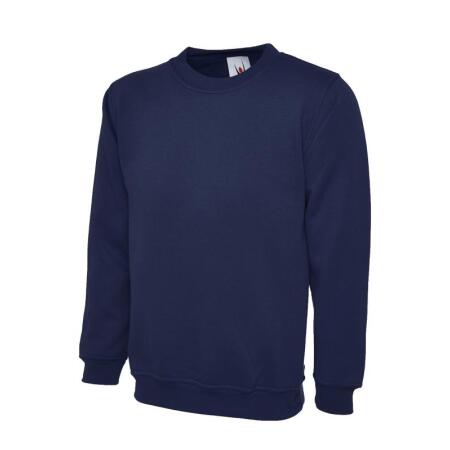 Uneek Clothing UC201 French Navy Heavyweight Sweatshirt