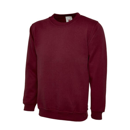 Uneek Clothing UC201 Maroon Heavyweight Sweatshirt