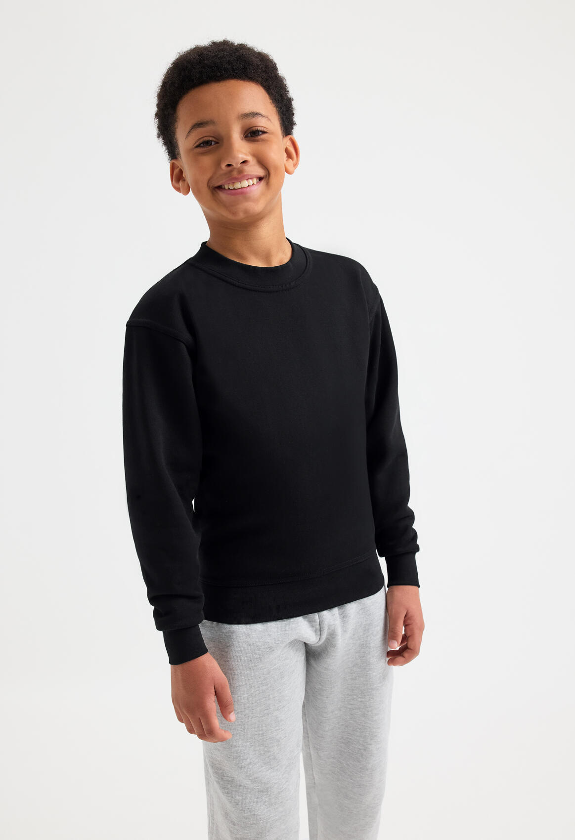 UC202 Brown Childrens Classic Sweatshirt - Image 2