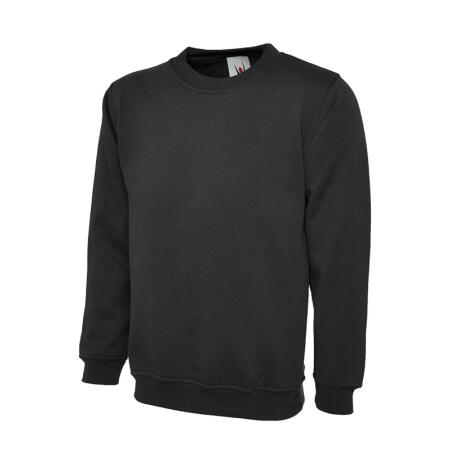 Uneek Clothing UC202 Black Childrens Classic Sweatshirt