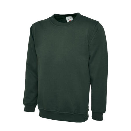 Uneek Clothing UC205 Bottle Green Olympic Sweatshirt
