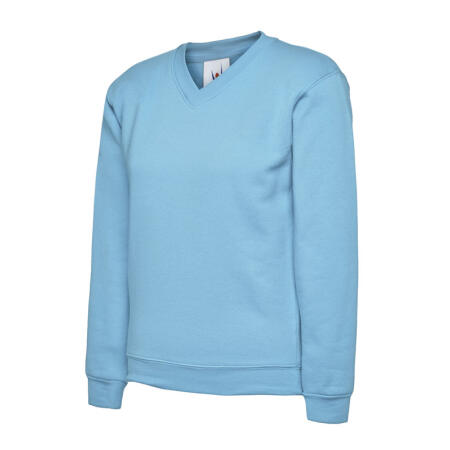 Uneek Clothing UC206 Sky Childrens Classic V-Neck Sweatshirt