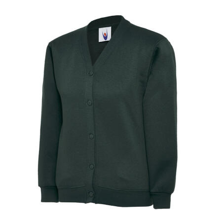 Uneek Clothing UC207 Bottle Green Childrens Classic Cardigan