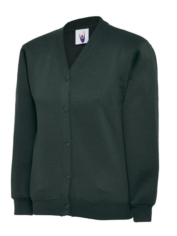 Uneek Clothing UC207 Bottle Green Childrens Classic Cardigan