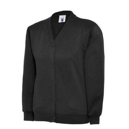 Uneek Clothing UC207 Black Childrens Classic Cardigan