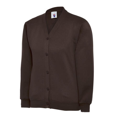 Uneek Clothing UC207 Brown Childrens Classic Cardigan
