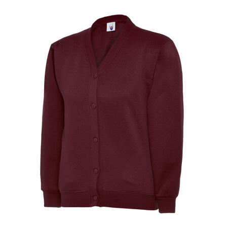 Uneek Clothing UC207 Maroon Childrens Classic Cardigan