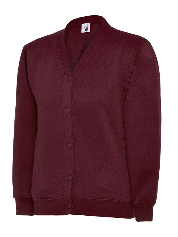 Uneek Clothing UC207 Maroon Childrens Classic Cardigan