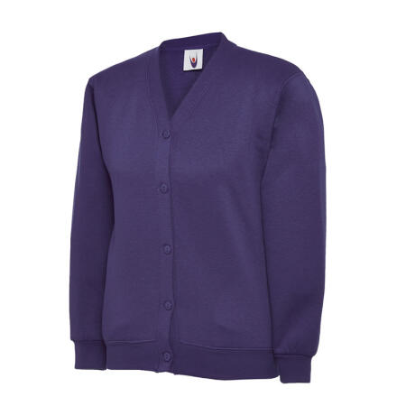 Uneek Clothing UC207 Purple Childrens Classic Cardigan