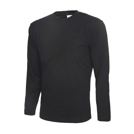 Uneek Clothing UC314 Black Long Sleeve Classic T-Shirt