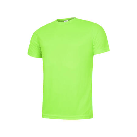 Uneek Clothing UC315 Electric Green Mens Ultra Cool T-Shirt
