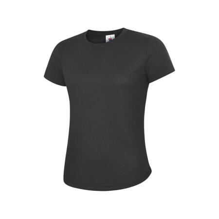 Uneek Clothing UC316 Black Ladies Ultra Cool T-Shirt