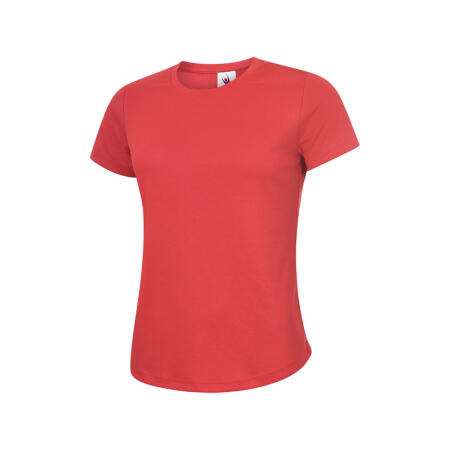 Uneek Clothing UC316 Red Ladies Ultra Cool T-Shirt