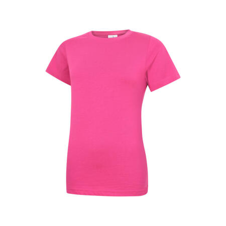 Uneek Clothing UC318 Hot Pink Ladies Classic T-Shirt
